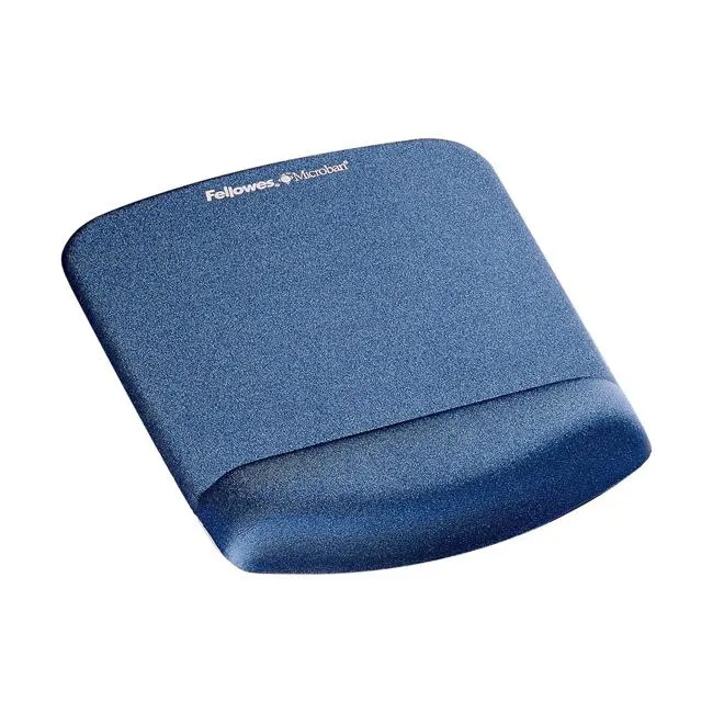 Fellowes PlushTouch Wrist Rest Mouse Pad Blue