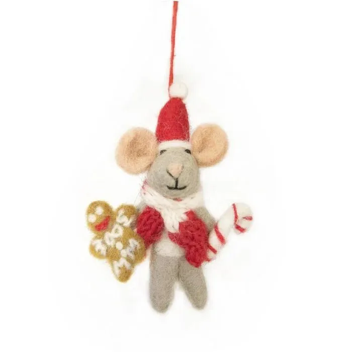 Felt Christmas Mouse