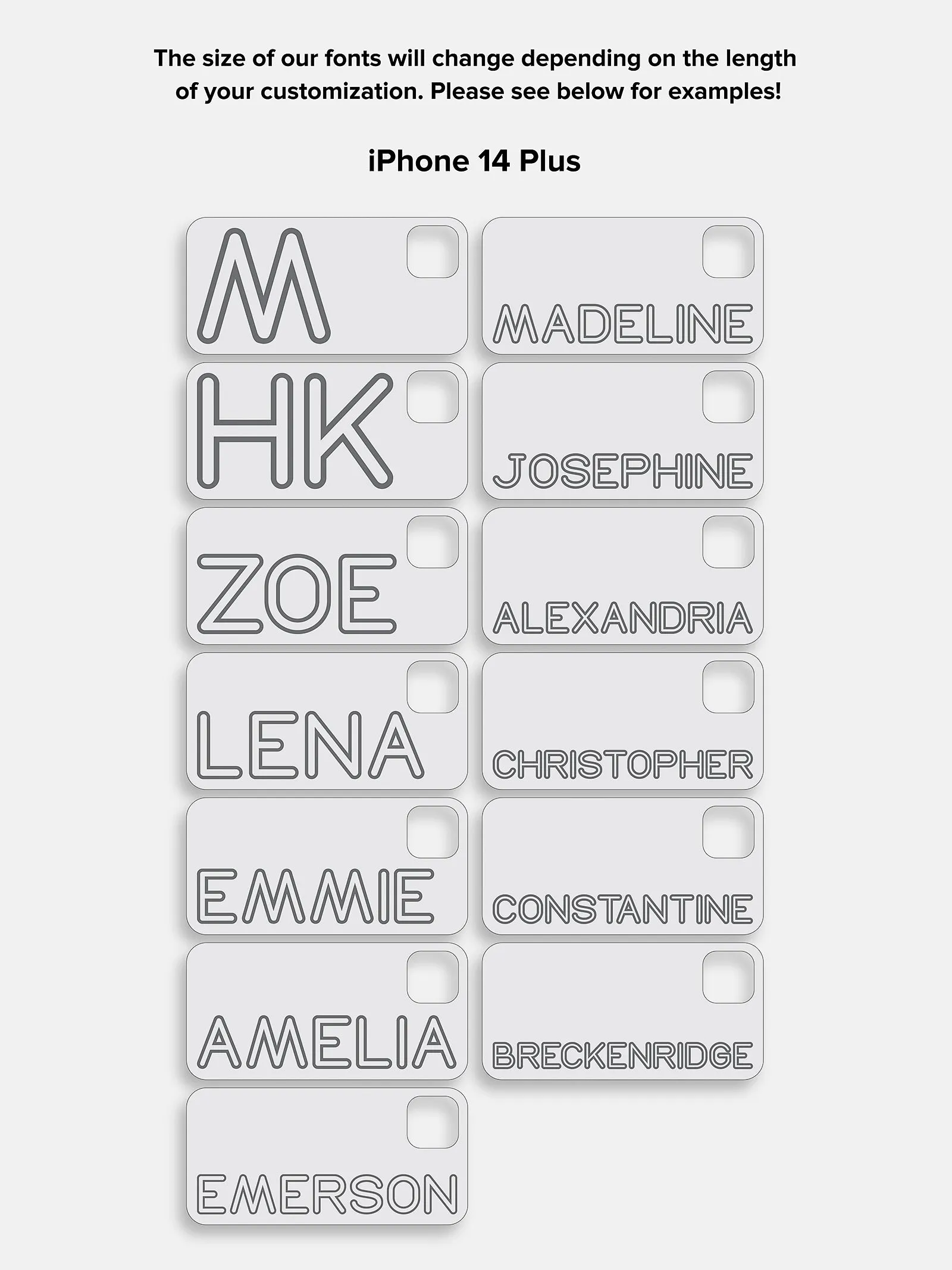 Fine Line Custom iPhone Case - Black/White