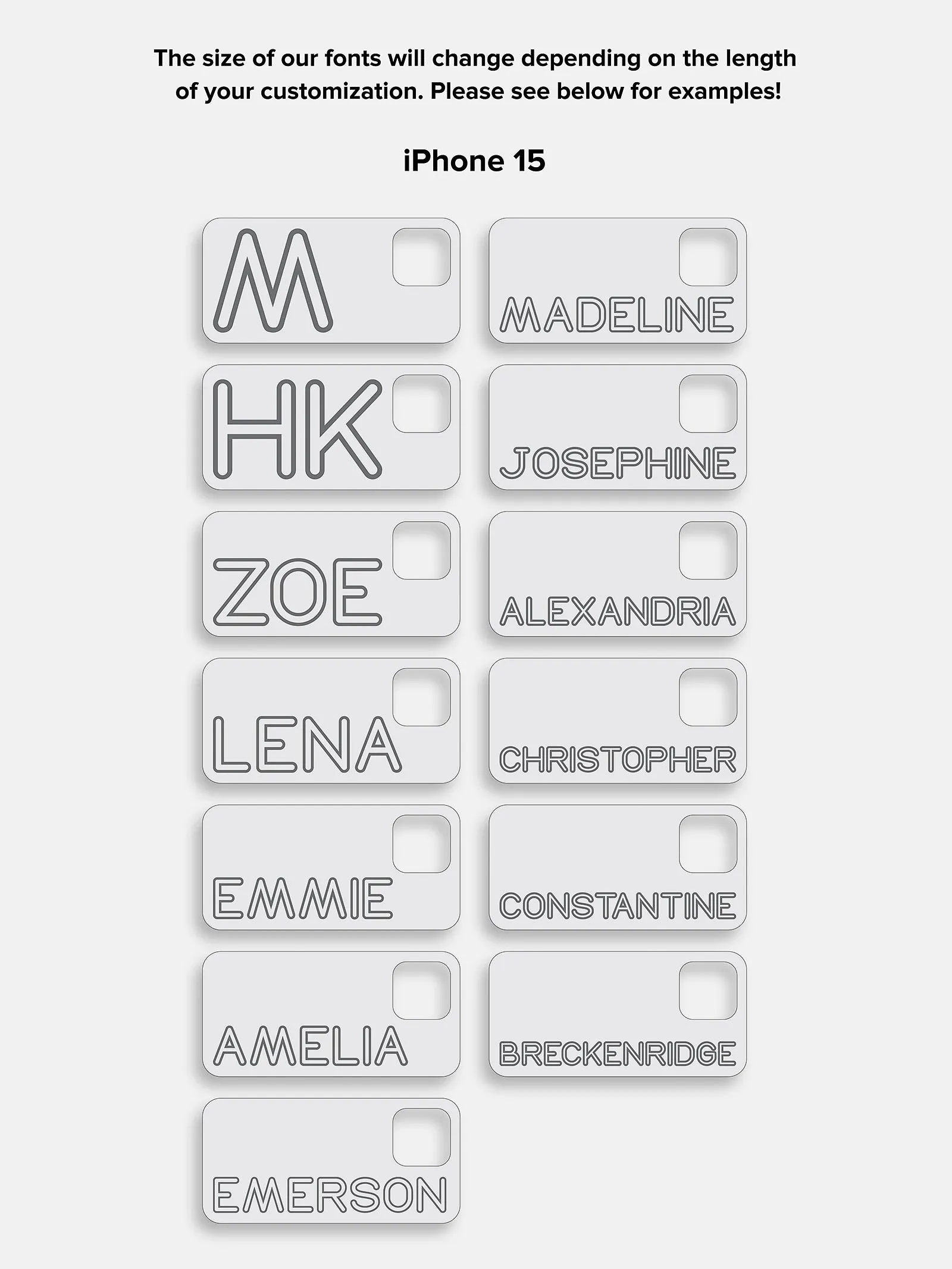 Fine Line Custom iPhone Case - Black/White