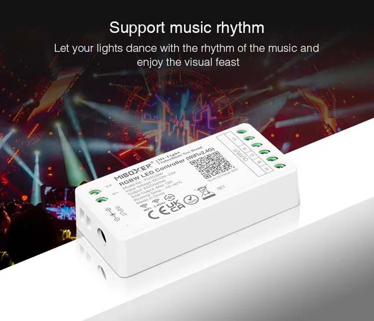 FluxTech ® Wi-Fi Smart RGBW LED Strip Controller