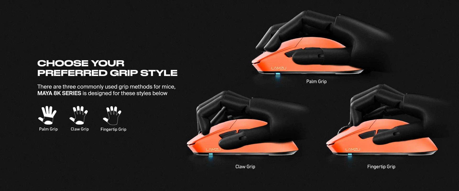 Fnatic x Lamzu Maya 8K Wireless Gaming Mouse