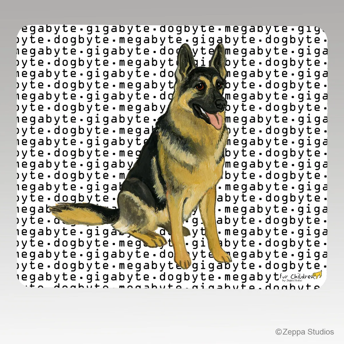 German Shepherd Megabyte Mouse Pad