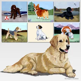 Golden Retriever Scenic Mouse Pad