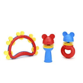 Green Toys Disney - Mickey Mouse Shake & Rattle Set