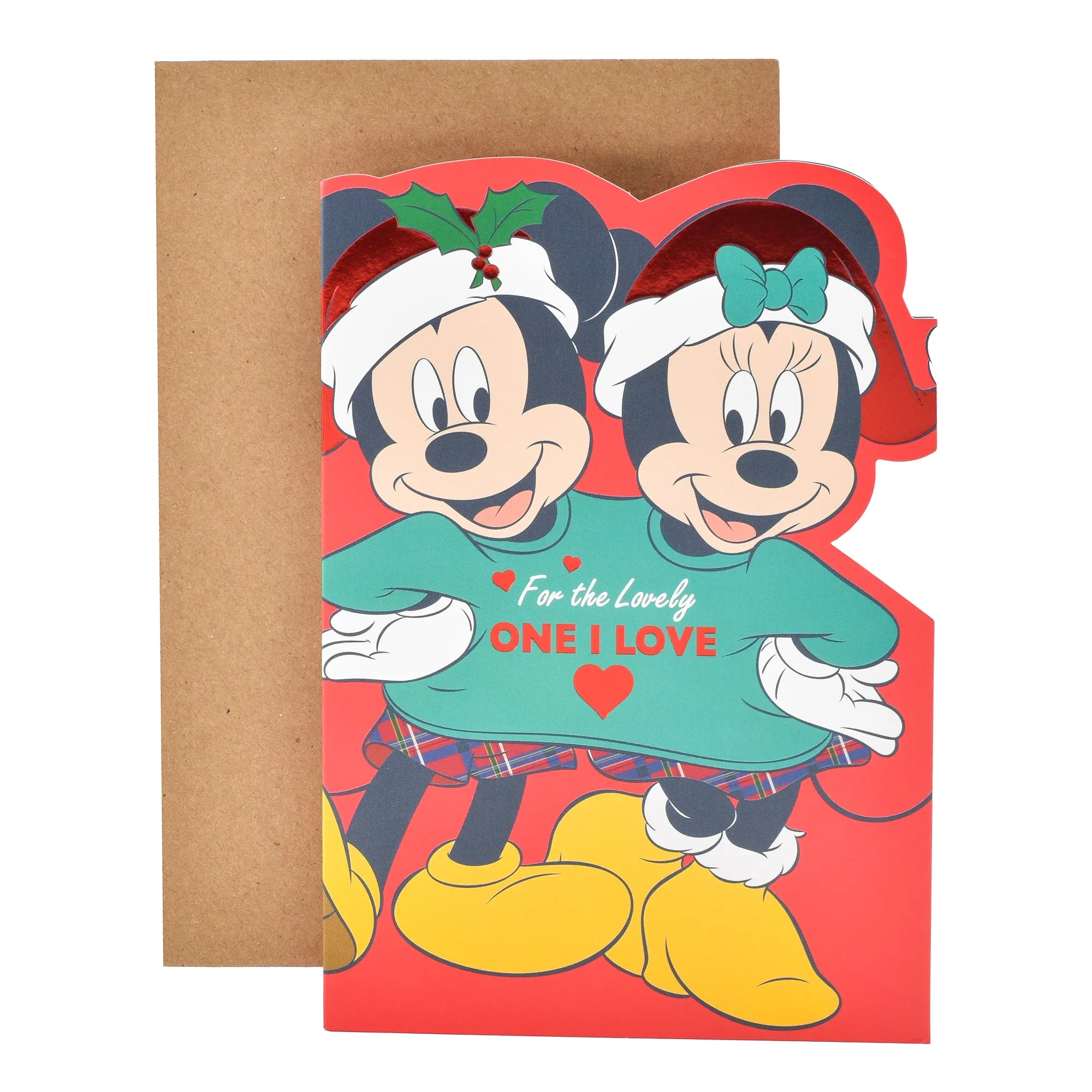 Hallmark Christmas Card - Disney For The One I Love