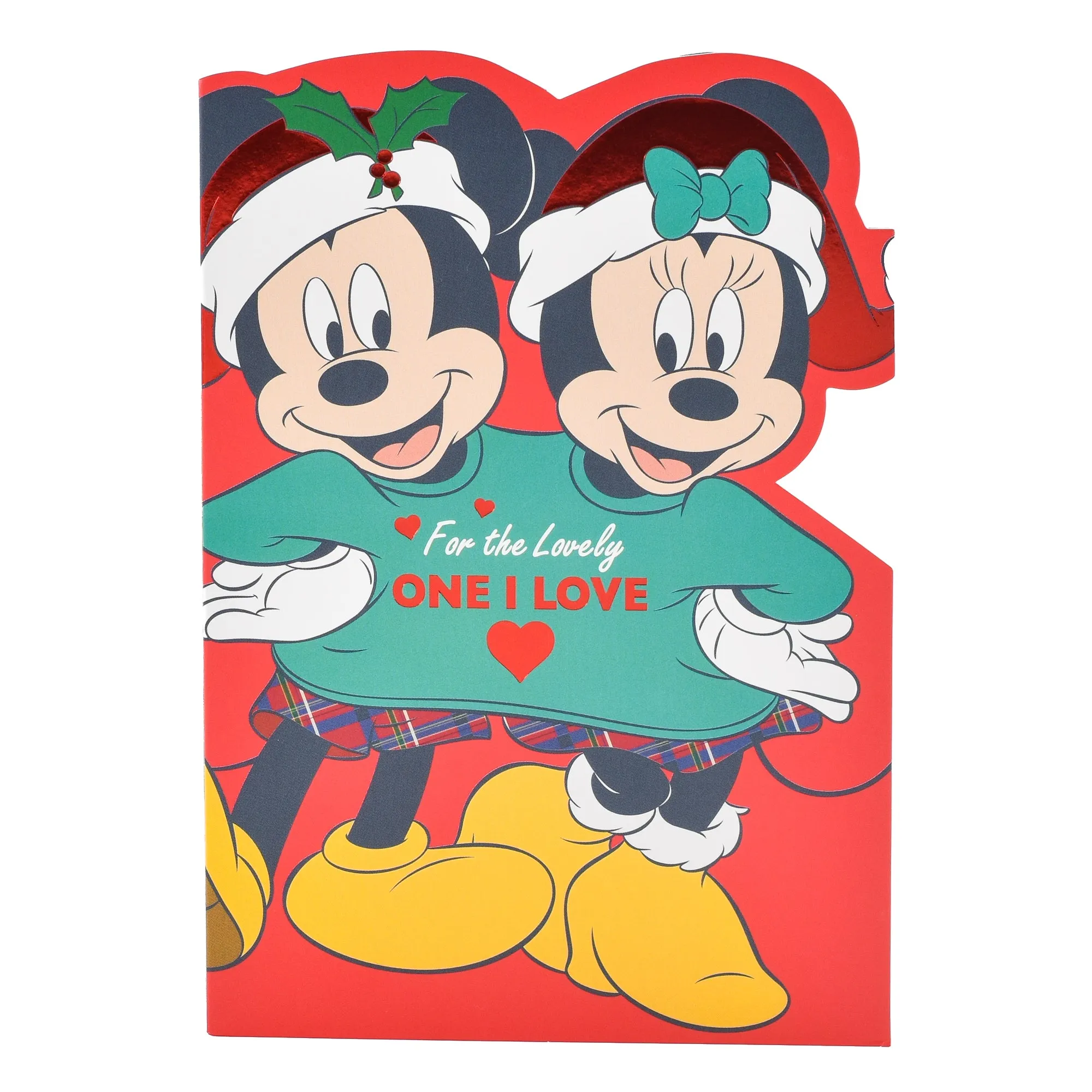 Hallmark Christmas Card - Disney For The One I Love