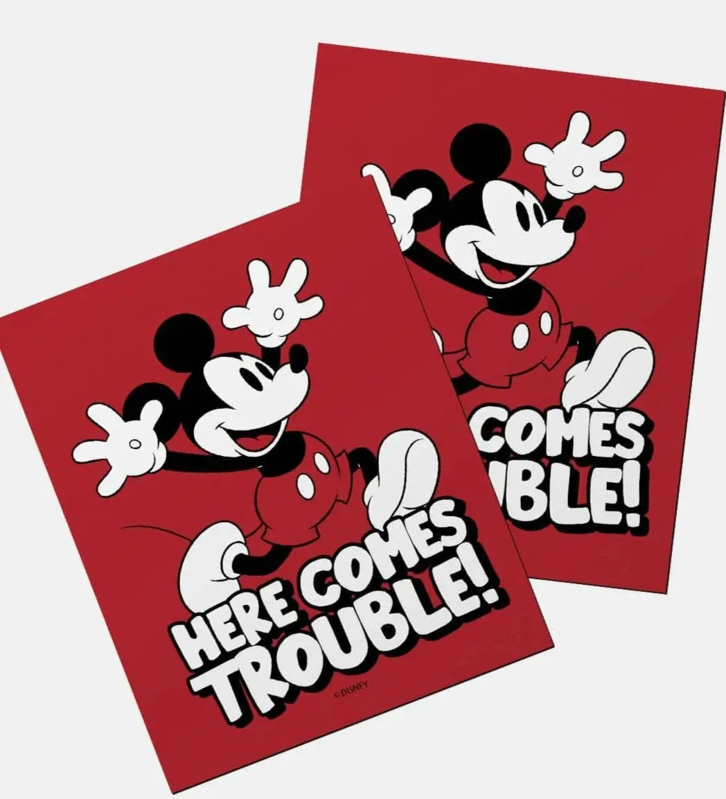 Here Comes Trouble - Mickey Fridge Magnet