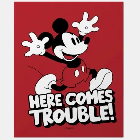 Here Comes Trouble - Mickey Fridge Magnet