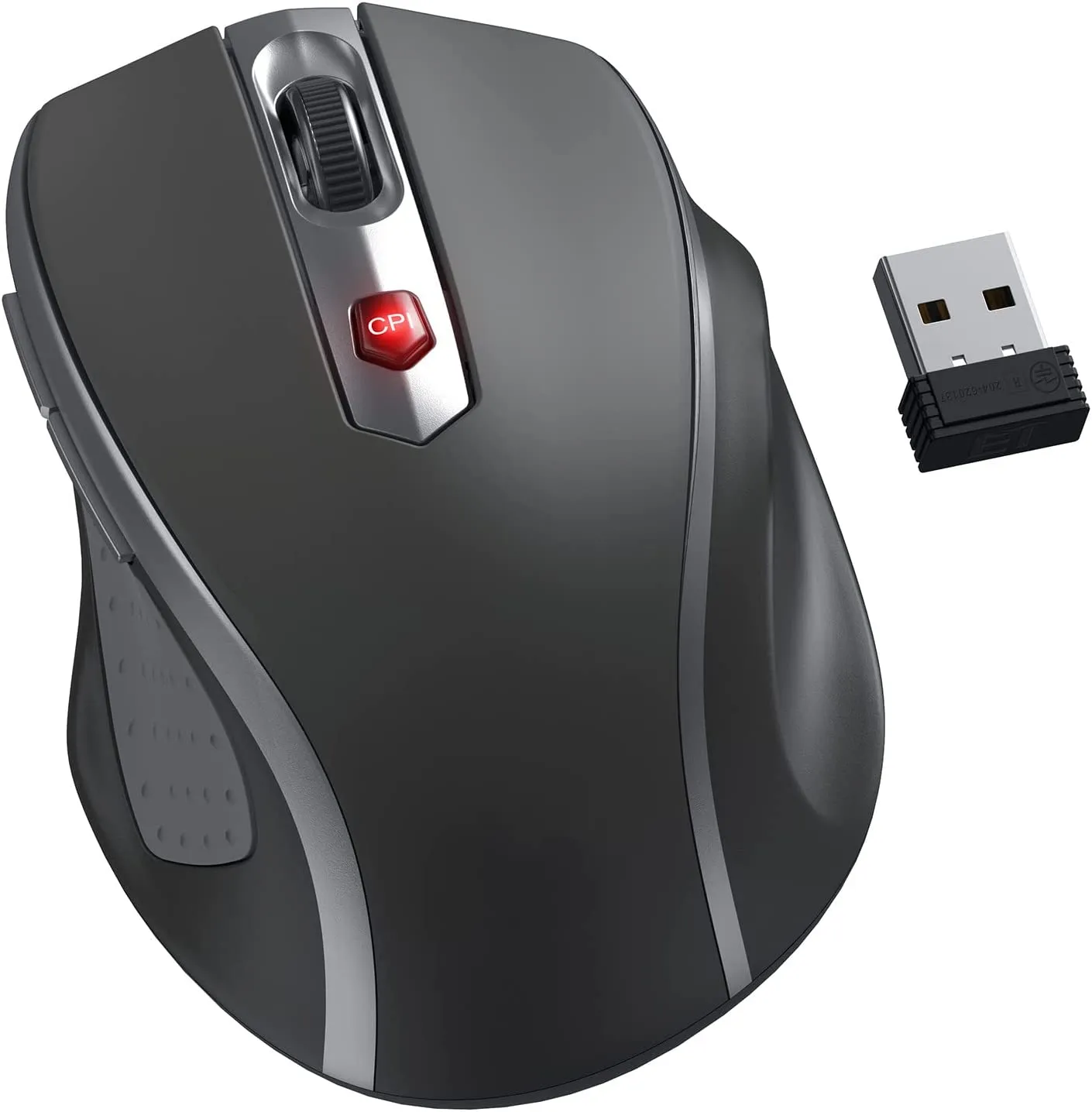 HOTWEEMS D-09 Wireless Mouse for Laptop - Ergonomic Plus Computer USB Cordless Mice