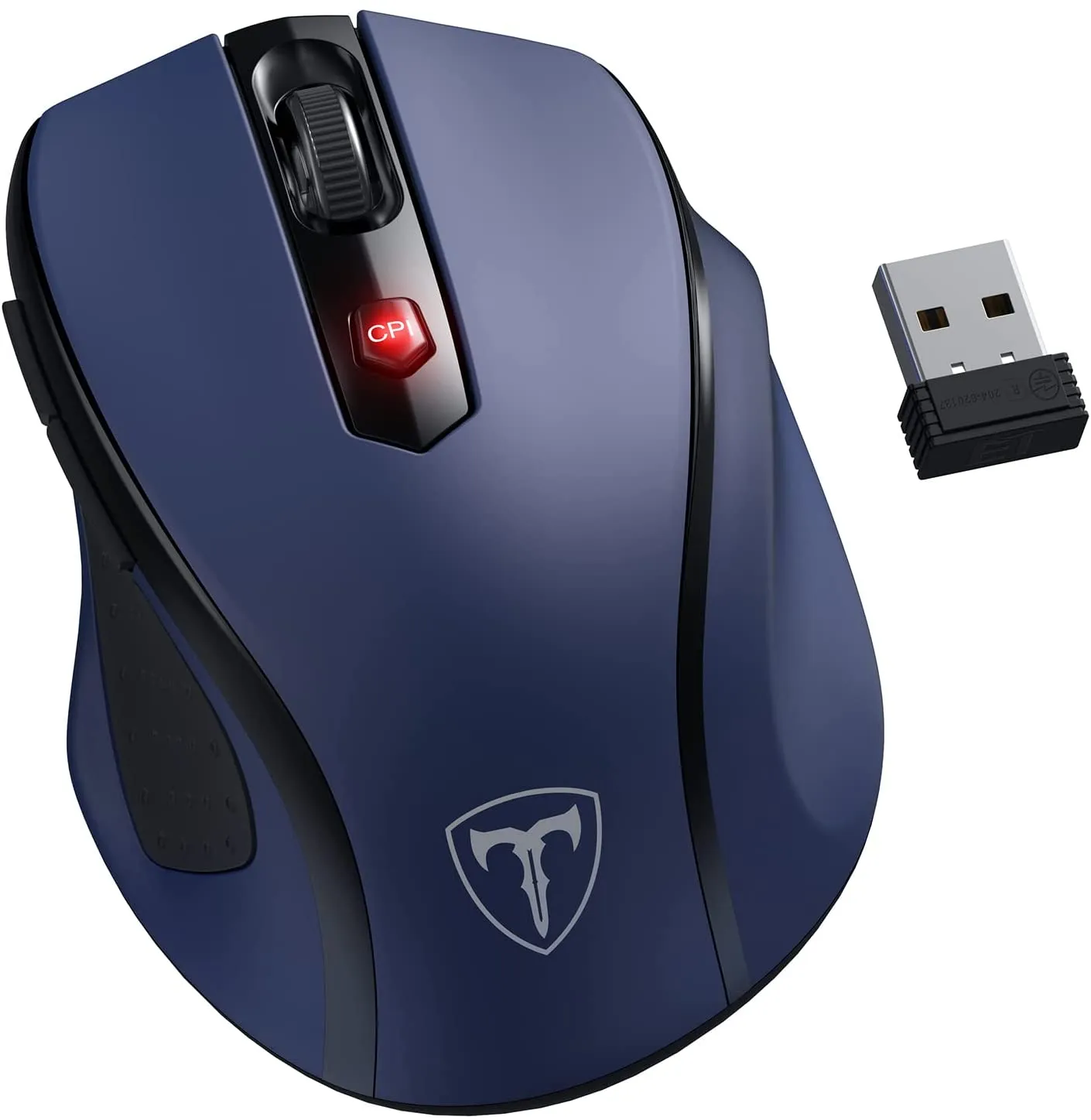 HOTWEEMS D-09 Wireless Mouse for Laptop - Ergonomic Plus Computer USB Cordless Mice