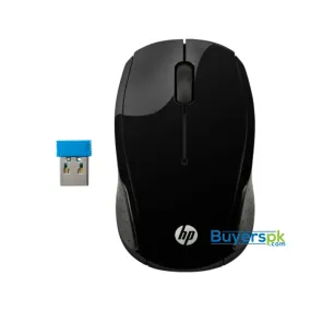 Hp 200 Wireless Optical Mouse Black (x6w31aa)