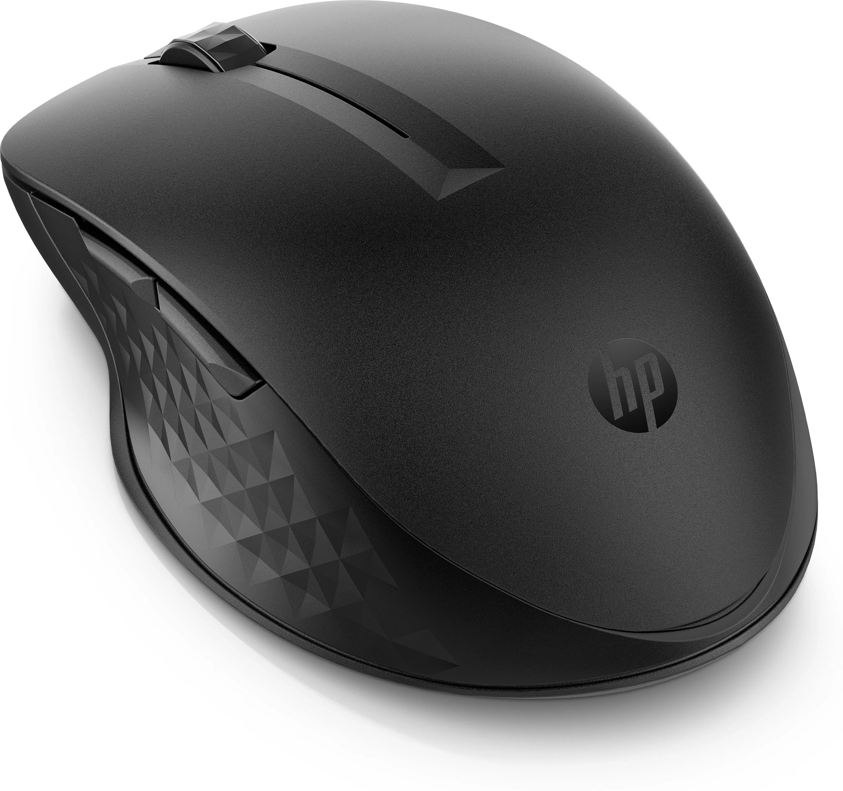 Hp 435 - Mouse - Ergonomic - 5 Buttons - Wireless - Bluetooth, 2.4 Ghz - Bluetooth Usb Adapter - Jack Black - For Elite