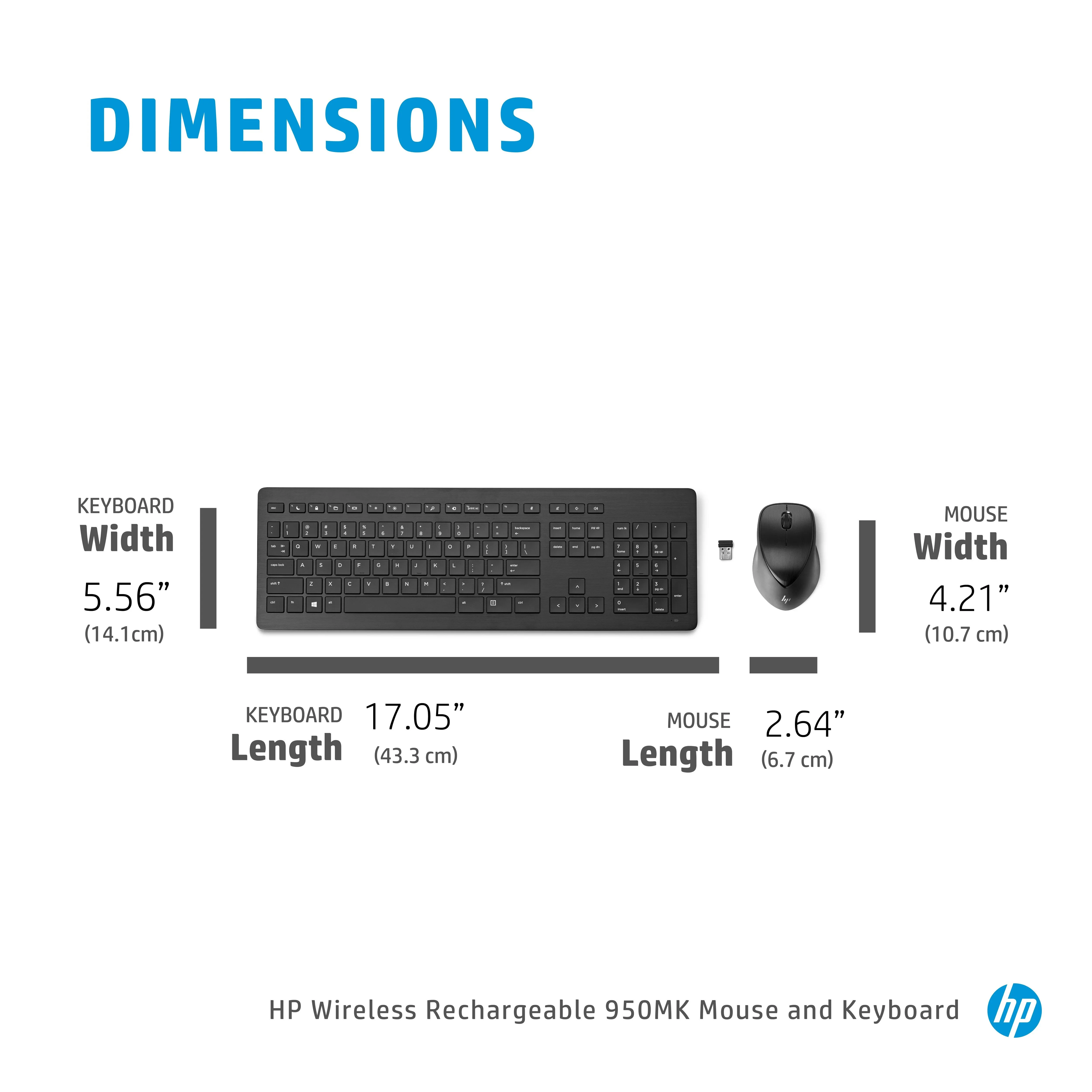 ^Hp Wireless 950Mk Mouse   Kbrd Germ