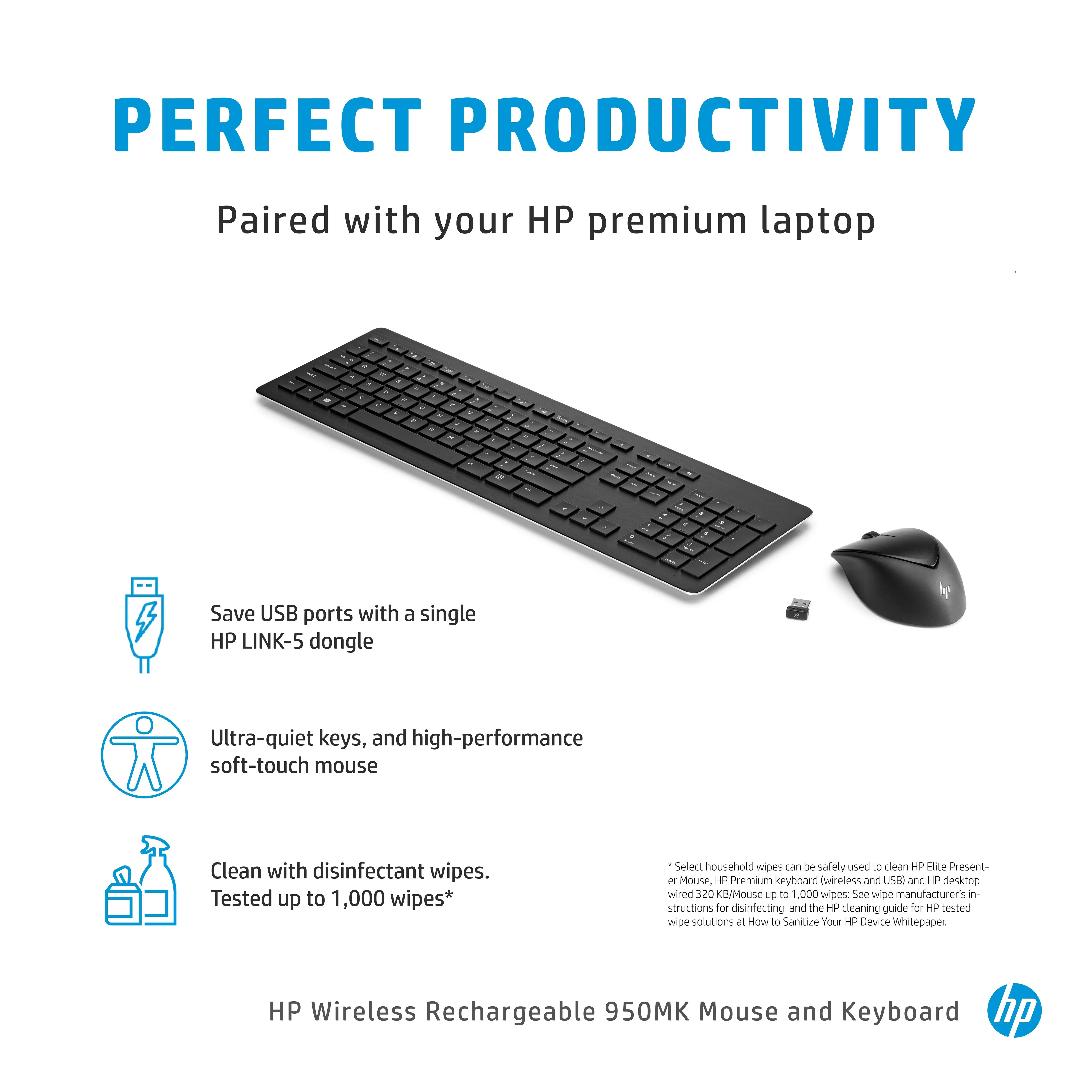 ^Hp Wireless 950Mk Mouse   Kbrd Germ