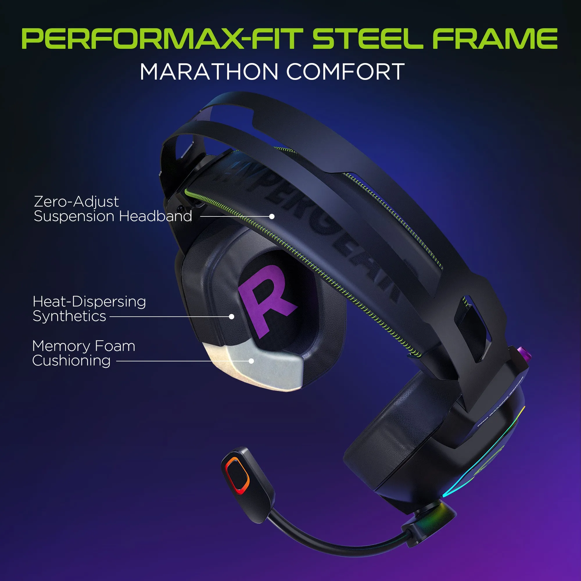 HyperGear SoundRecon Xtreme Professional Gaming Headset Black