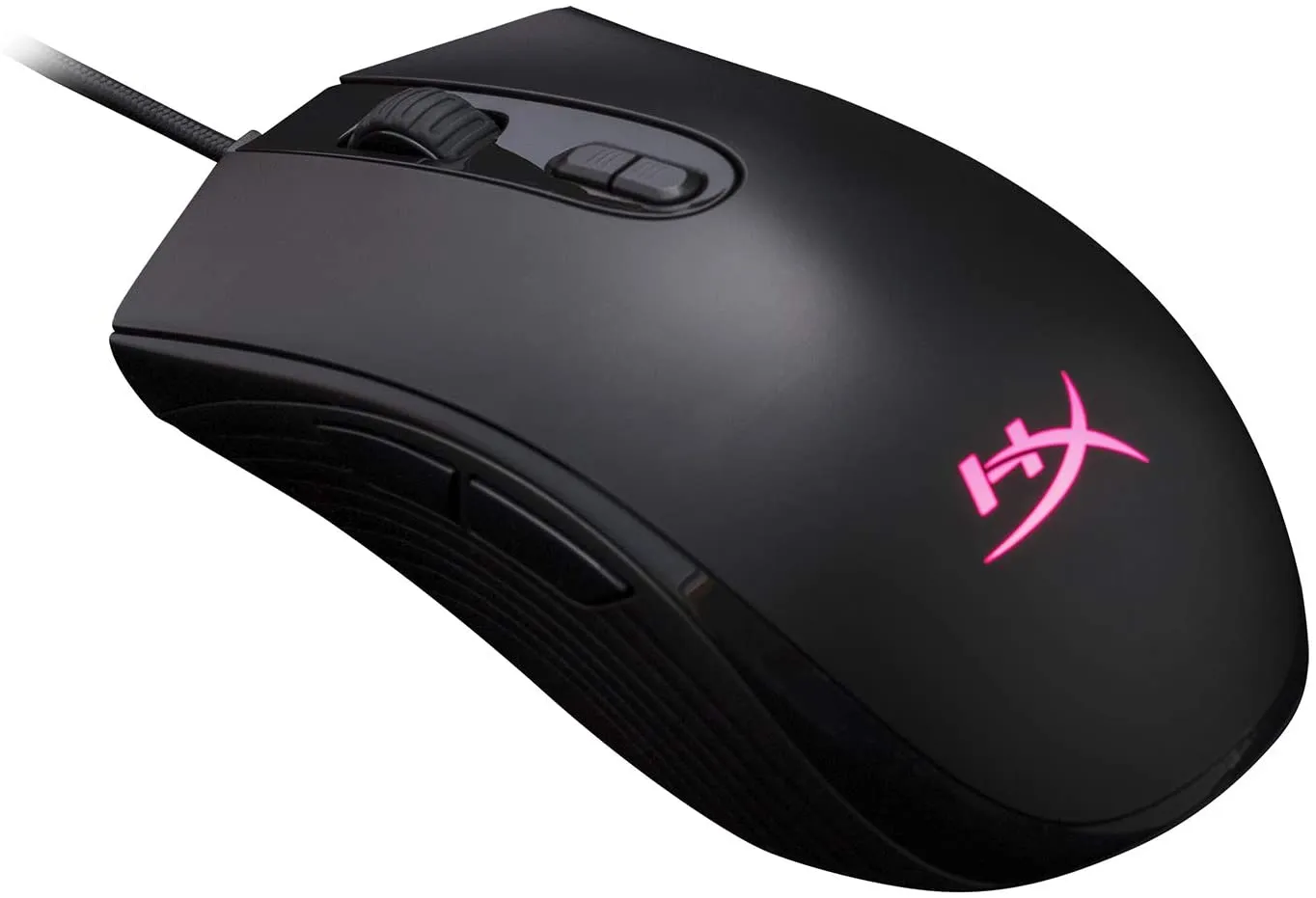 HyperX Pulsefire Core - RGB Gaming Mouse, Software Controlled RGB Light Effects & Macro Customization, Sensor up to 6,200DPI, 7 Programmable Buttons