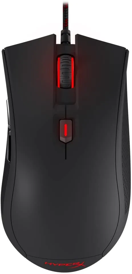 HyperX Pulsefire Core - RGB Gaming Mouse, Software Controlled RGB Light Effects & Macro Customization, Sensor up to 6,200DPI, 7 Programmable Buttons