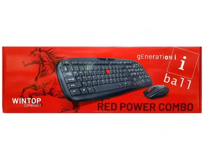 IBALL KEYBOARD MOUSE COMBO USB WINTOP