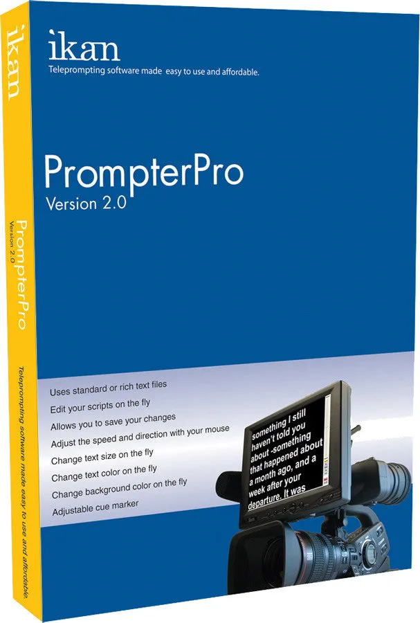 ikan PrompterPro 2.0 Teleprompting Software