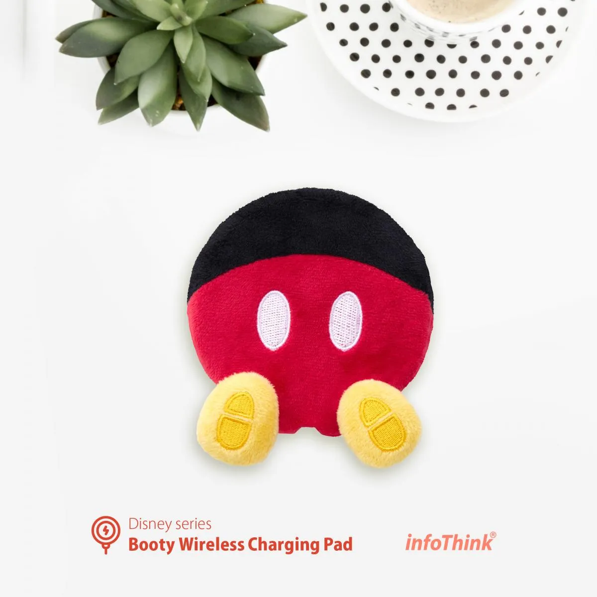 InfoThink Disney iWCQ-200 Booty Wireless Charger Charging Pad Mickey Mouse ver