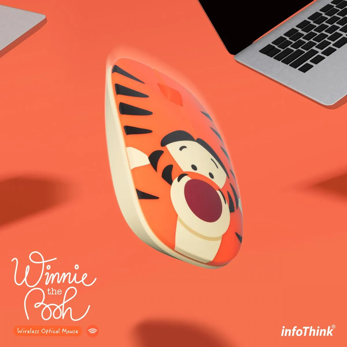 Infothink Disney Winnie The Pooh Tigger ver Wireless Optical Mouse