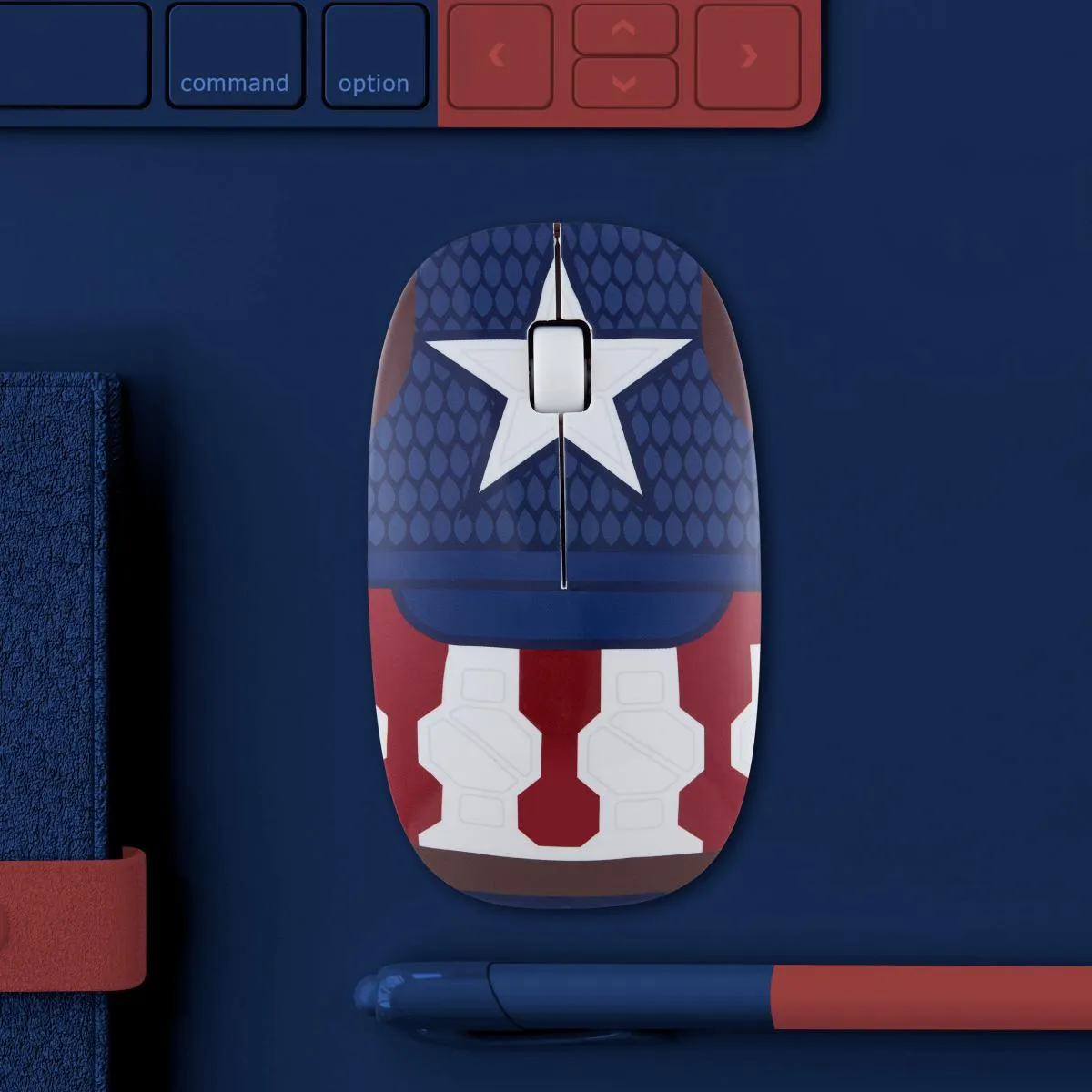 Infothink Marvel Avengers Series Captain America ver Wireless Optical Mouse