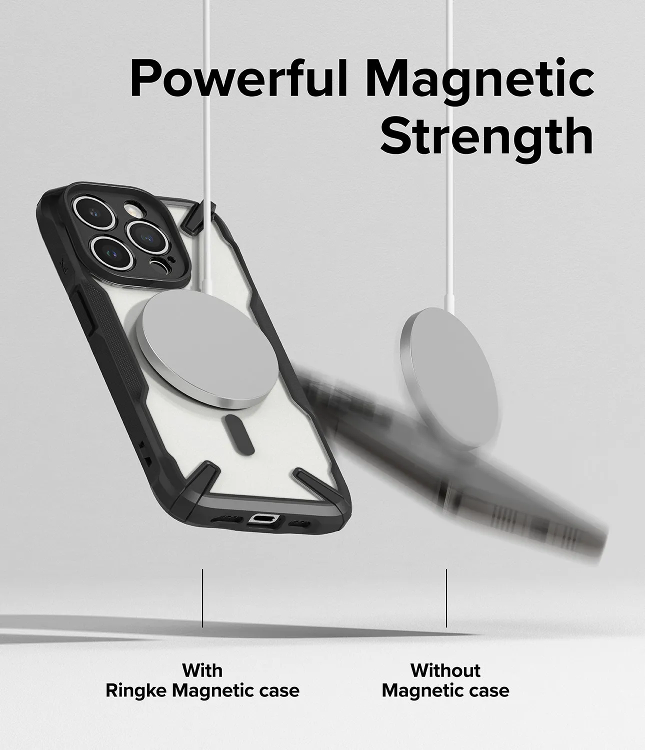 iPhone 15 Pro Max Case | Fusion-X Magnetic Matte Black