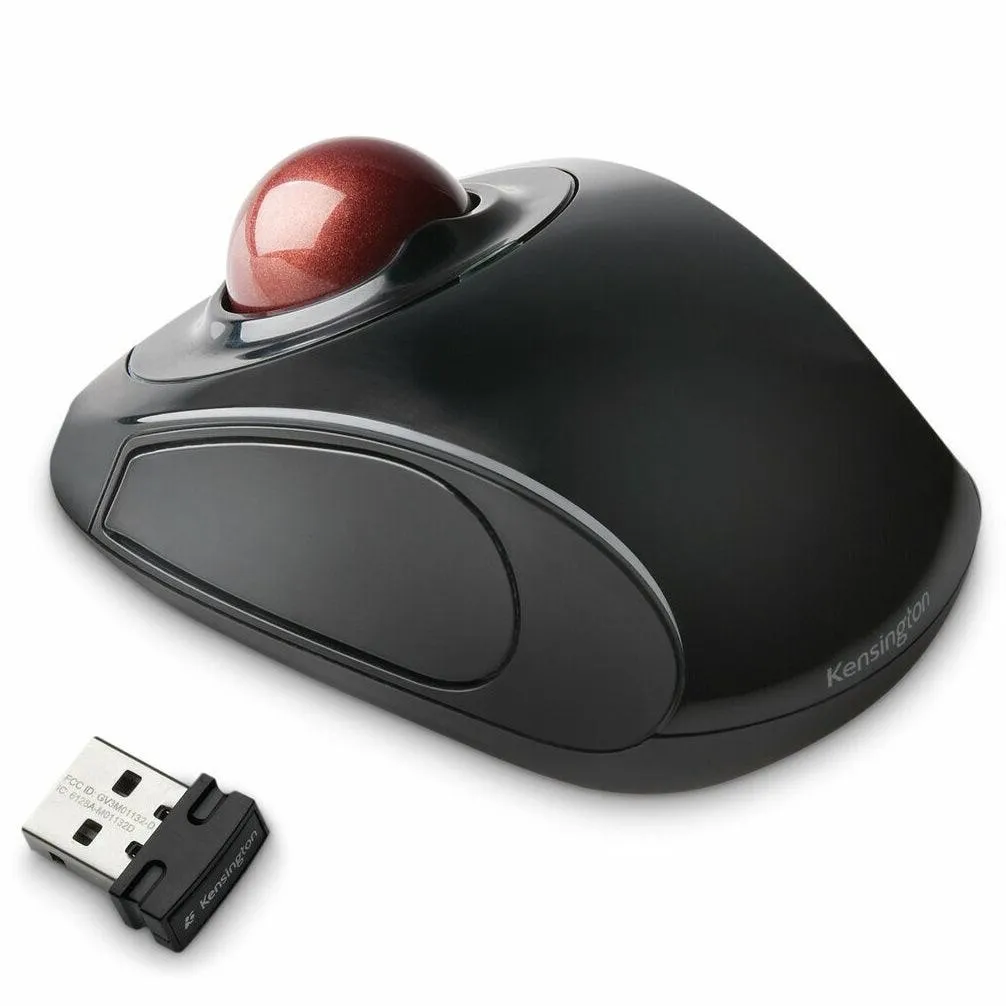 Kensington Orbit Trackball Mouse Wireless Black/Red