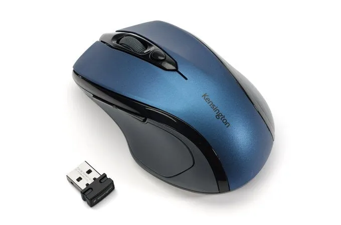 Kensington Pro Fit Mid Size Wireless Sapphire Blue Mouse