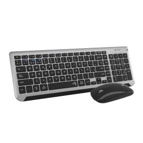 Keyboard and Mouse Subblim SUBKBC-DCEP20 Black Grey Spanish Qwerty QWERTY