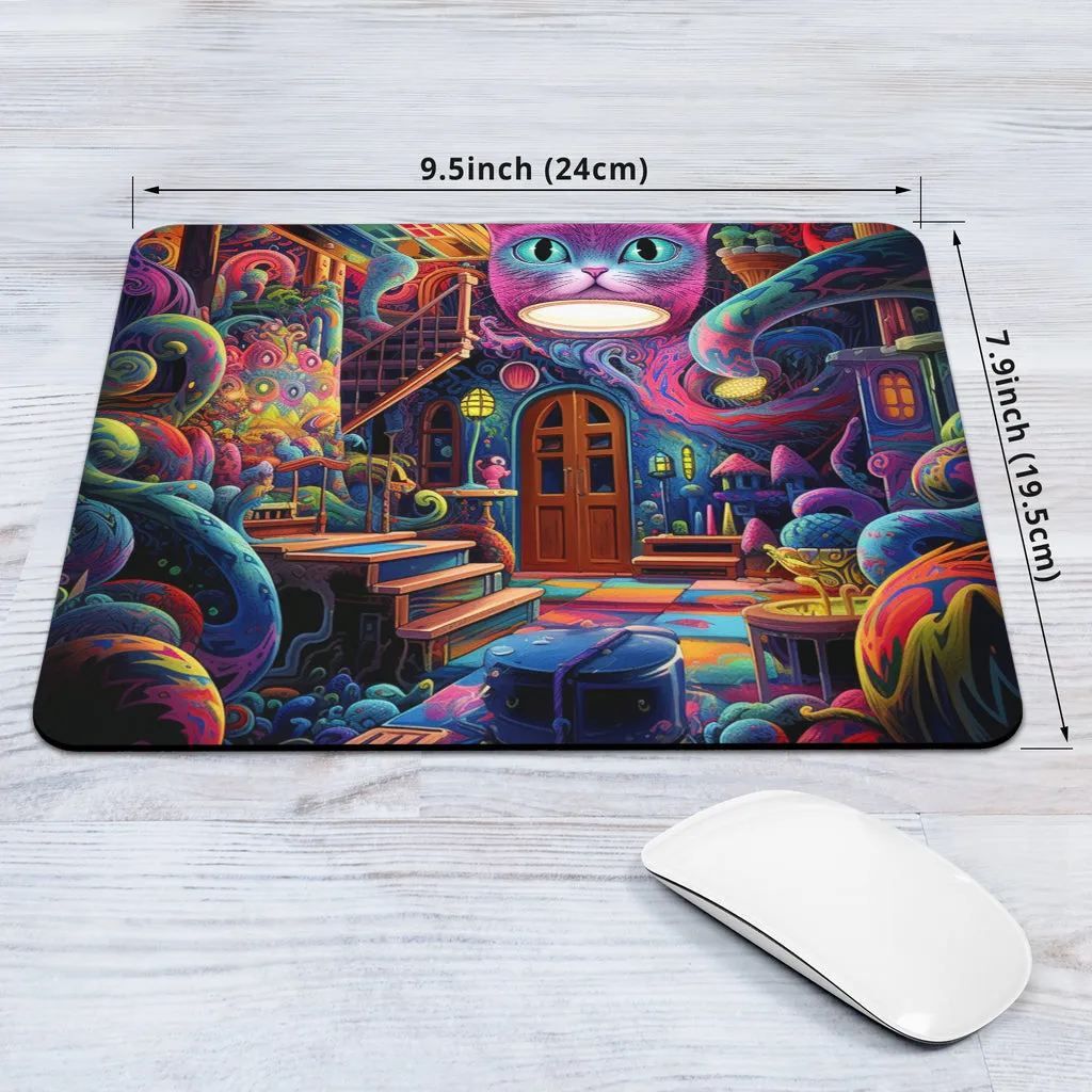 Kitty Spot Mouse Pad | Acidmath AI