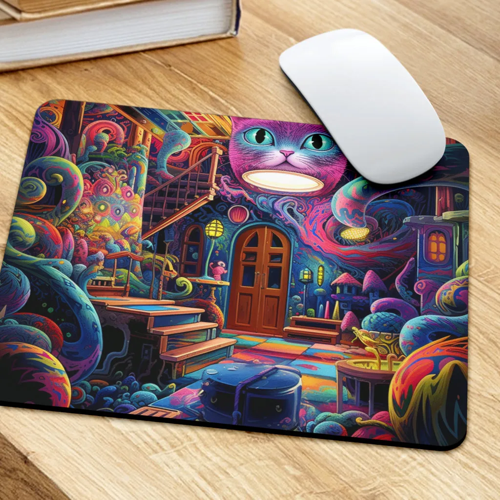 Kitty Spot Mouse Pad | Acidmath AI