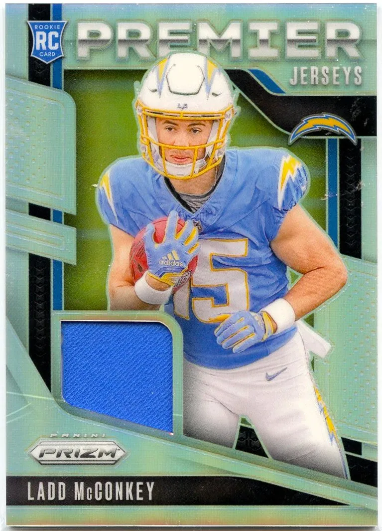 Ladd Mcconkey RC 2024 Panini Prizm Premier Jerseys Rookie Patch