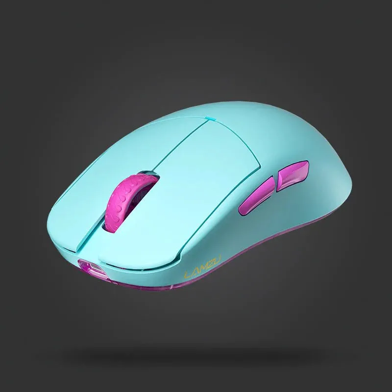 Lamzu Atlantis Mini Pro Wireless Gaming Mouse - Miami Blue (4K compatible)