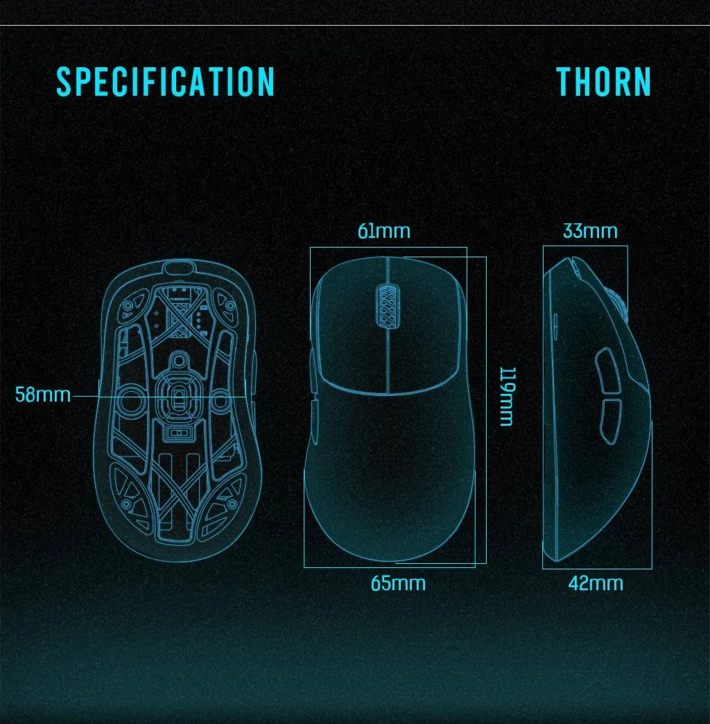 Lamzu Thorn Superlight Gaming Mouse