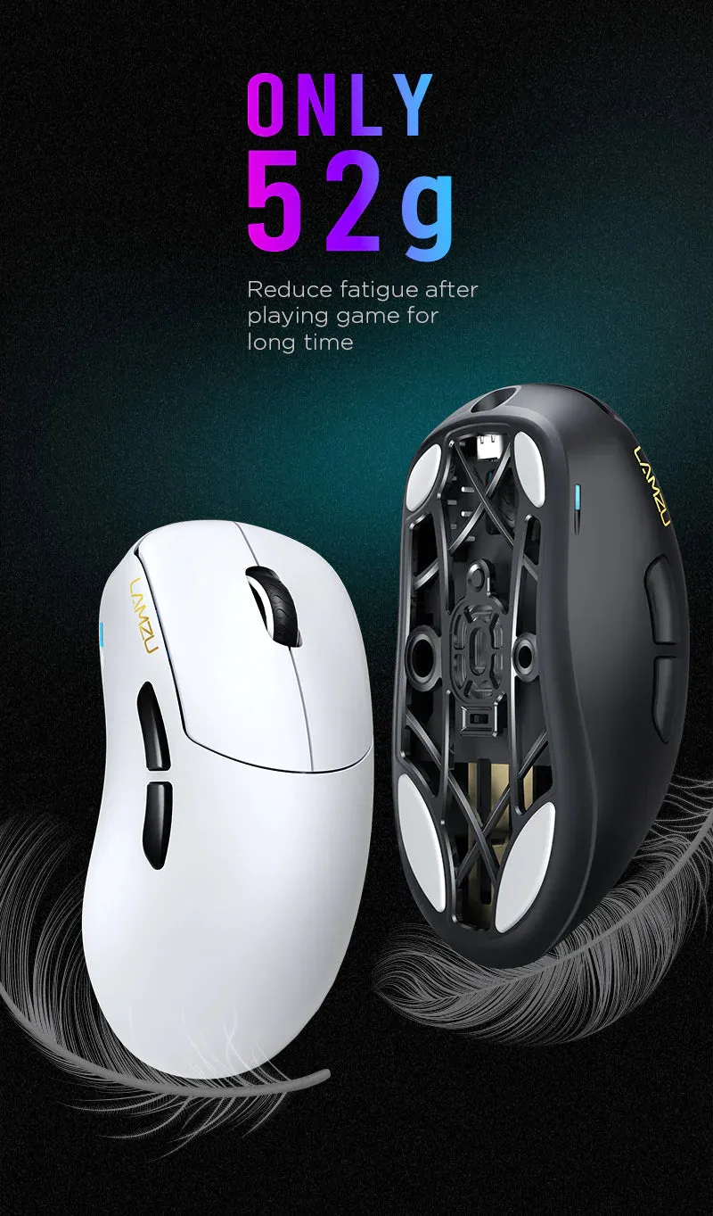 Lamzu Thorn Wireless Gaming Mouse - White