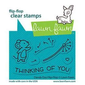 Lawn Fawn - Clear Stamps - Dandy Day Flip-Flop