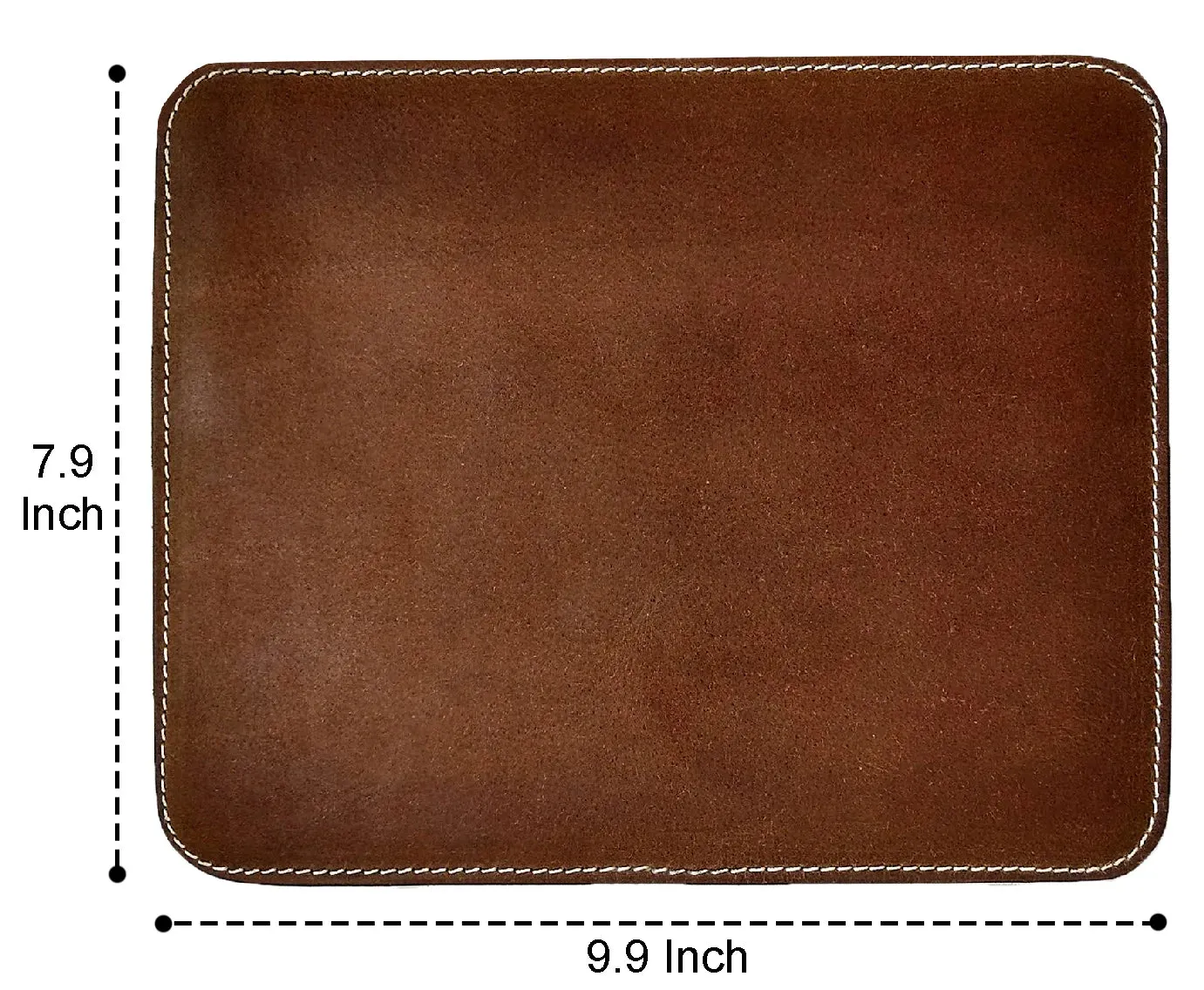 Leather Mouse Pads for Laptop Computer PC Gaming Apple Executive Work Desk Handmade