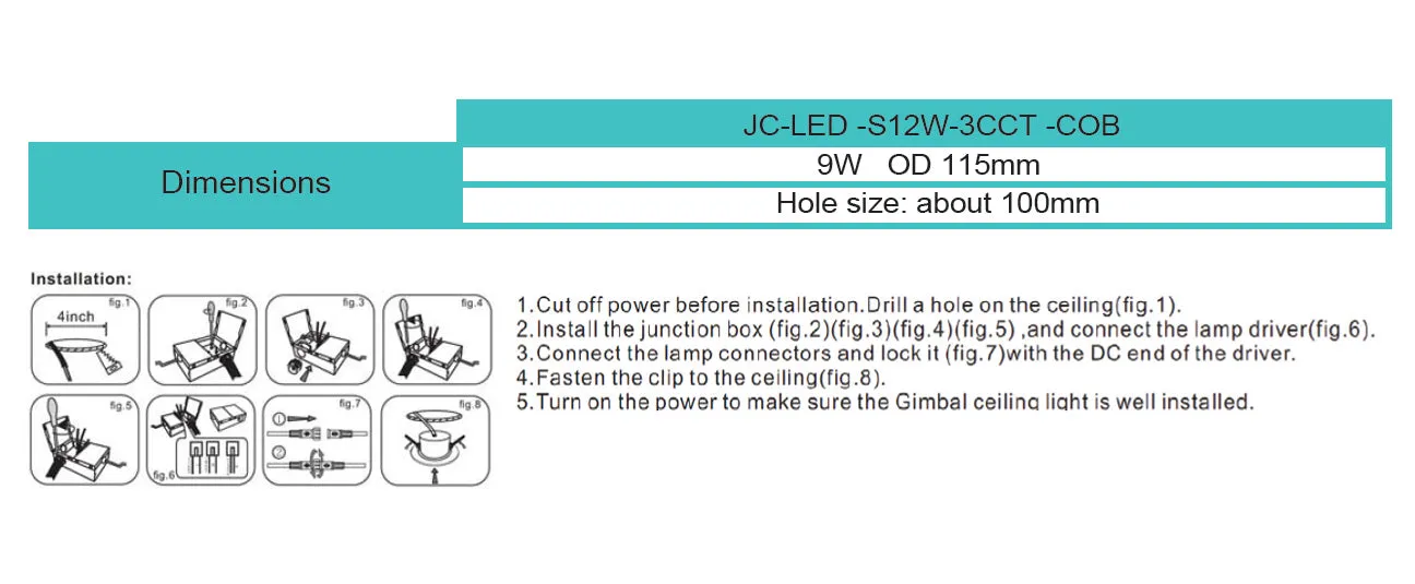 LED COB Downlight