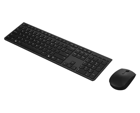 Lenovo Professional - Keyboard And Mouse Set - Wireless - Bluetooth, 2.4 Ghz - Uk - Key Switch: Scissor-Switch - Grey -