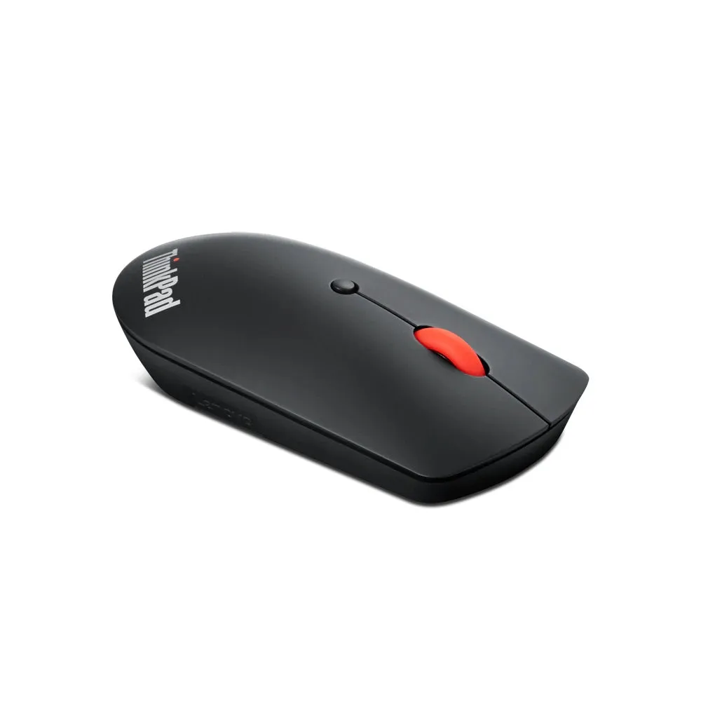 Lenovo ThinkPad Bluetooth Silent Wireless Mouse, Blue Optical, 2400 dpi, Scroll Wheel, 3 Buttons - 4Y50X88822