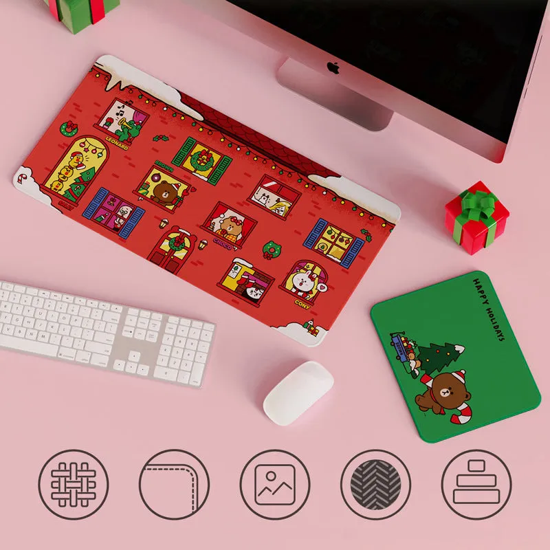 Line Friends Desk Mat Mouse Pad