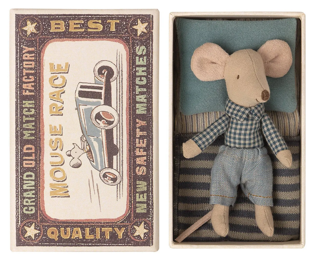 Little Brother Mouse in Matchbox