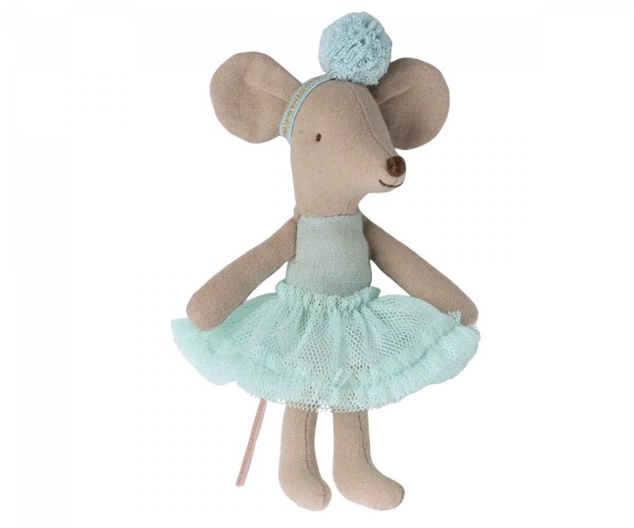 Little Sister Mouse - Ballerina - Light Mint