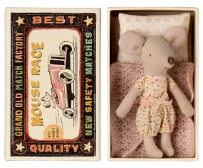 Little Sister Mouse in Matchbox