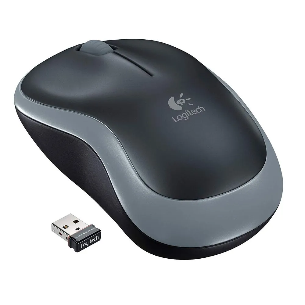 Logitech 910-002225 Wireless Mouse M185, Swift Gray