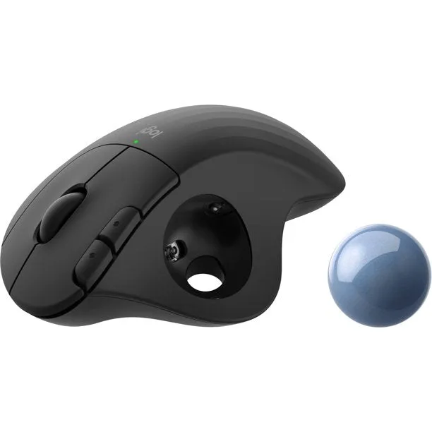 Logitech 910-005869 Ergo M575 Wireless Trackball Mouse, Black