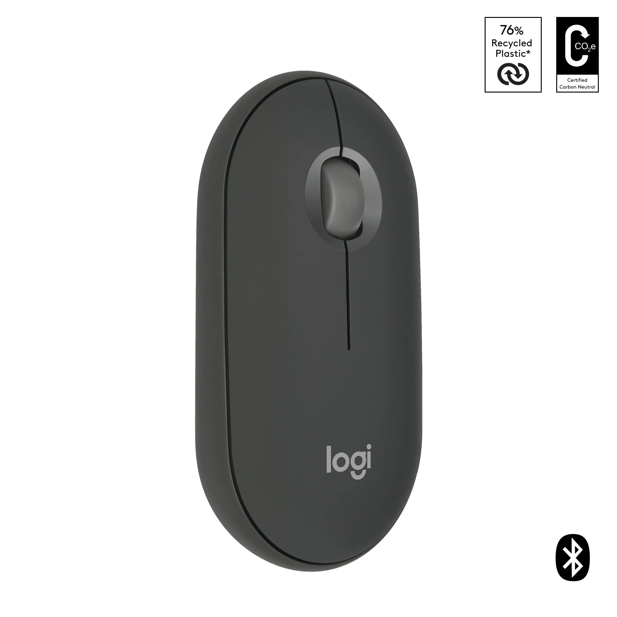 Logitech Bluetooth Mouse Pebble 2 M350s - Tonal Graphite