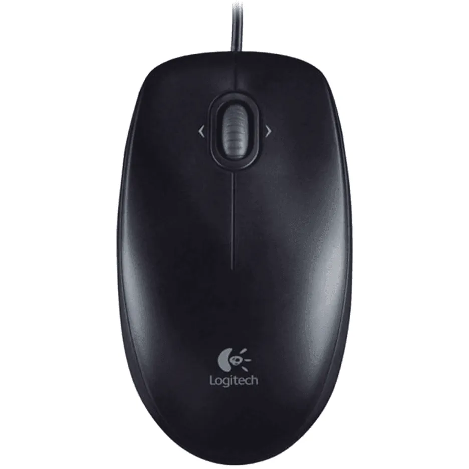 Logitech Corded Optical Mouse Full Size M100